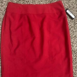 Worthington Rumba Red Skirt Size 10